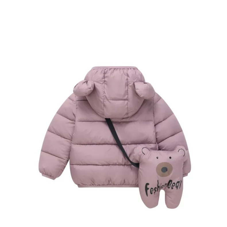Herbst- und Winterjacke für Babys und Kleinkinder, wattierte Baumwolljacke, warme Daunenjacke für Kinder, lässige Oberbekleidung für Kinder, inklusive Tasche, Neu – Detail 7