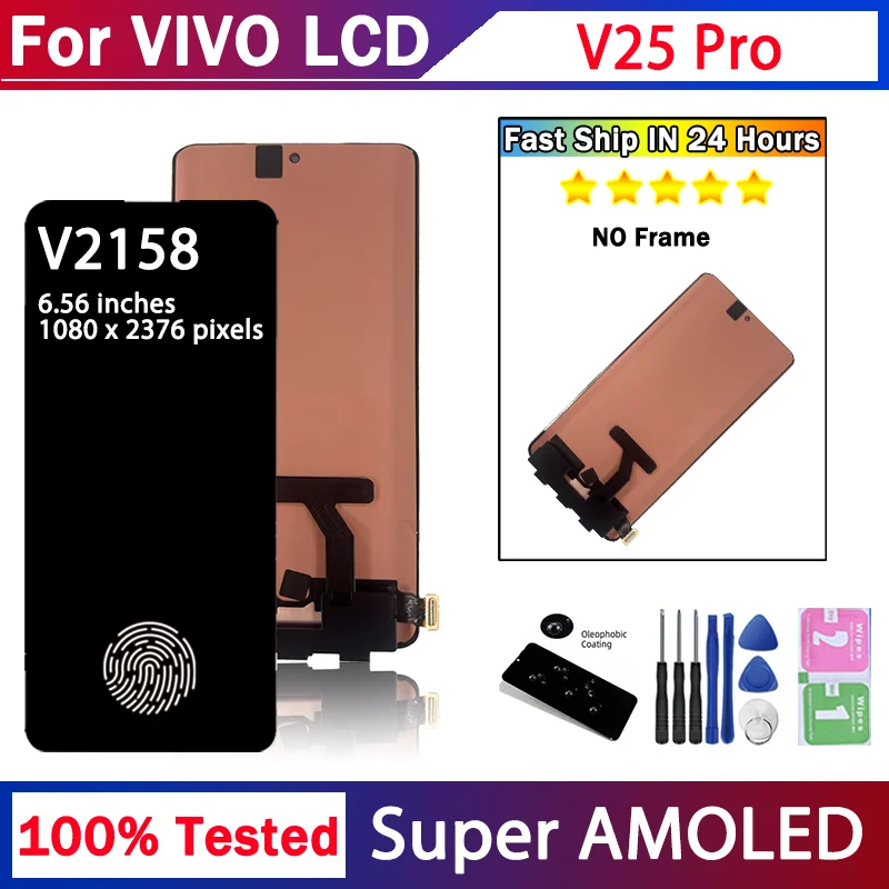 656-amoled-for-vivo-v25-pro-lcd-v2158-display-touch-panel-digitizer-assembly-for-vivo-v25pro-lcd-replacement