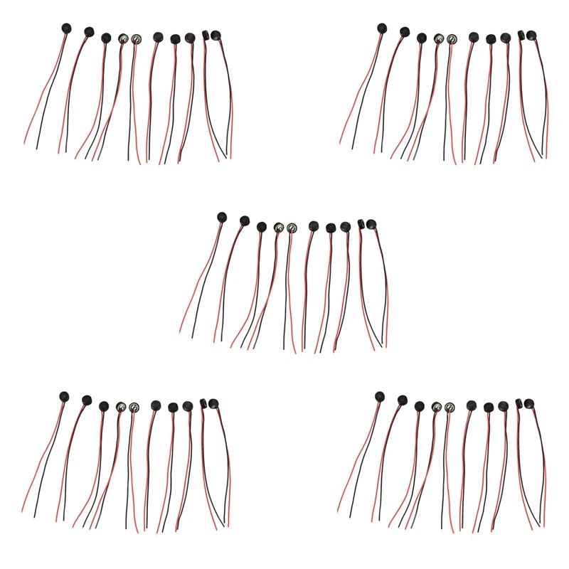 50Pcs Electret Condenser MIC 4Mm X 2Mm For PC Phone MP3 MP4