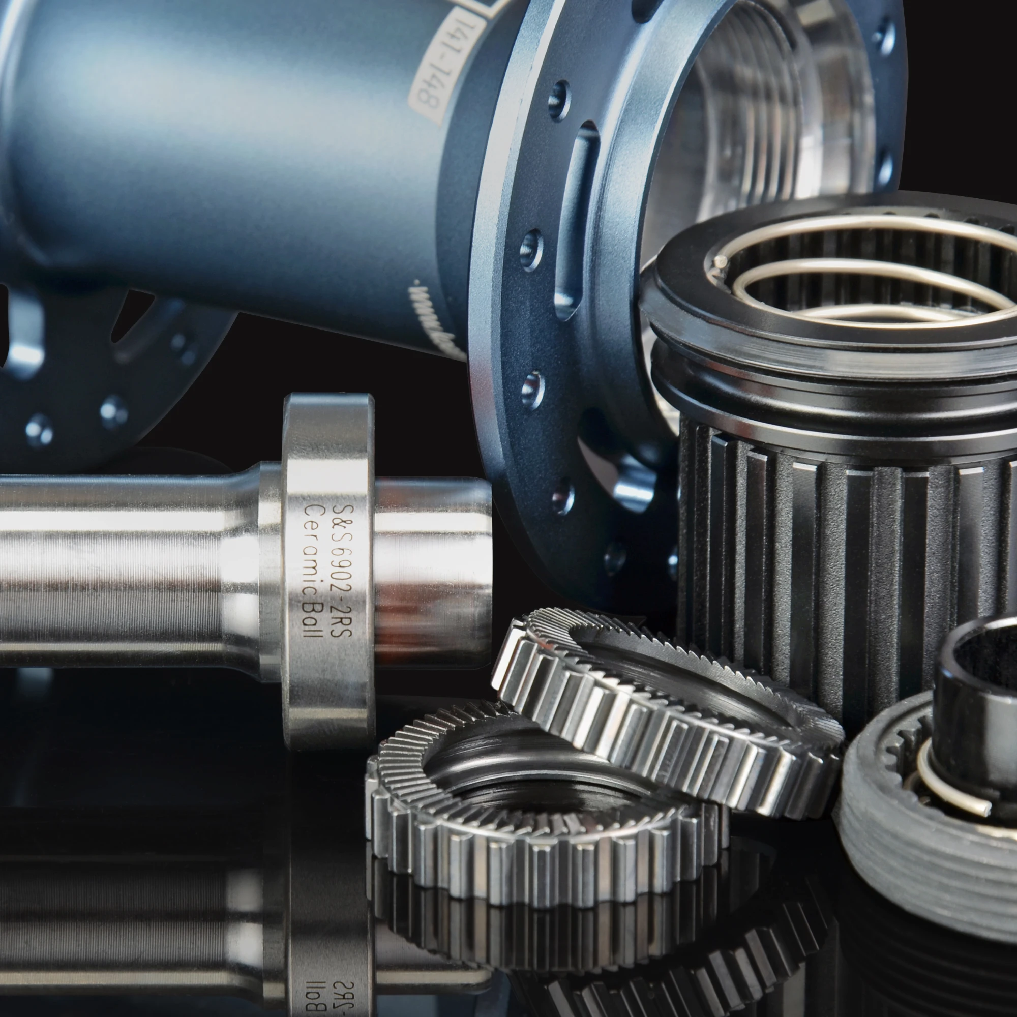 

Koozer 350 Freehub 7626 Gear Spring Cr-Mo Steel 40T 60T Ratchet MTB Bike Hub Maintenance Part