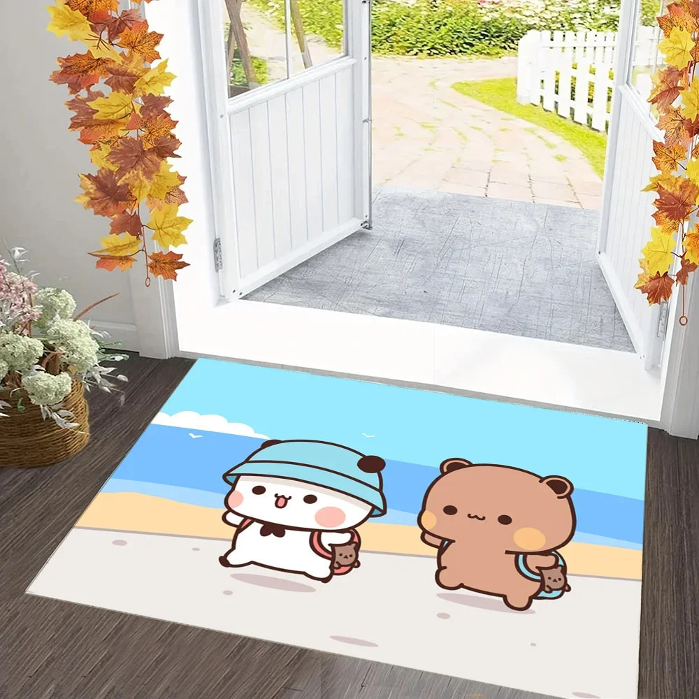 1Pc Bubu and Dudu Cute Cartoon Welcome Carpet for Bed Room Rug Kitchen Mat Doormat Entrance Door Home Entrance Mats Carpets Rugs