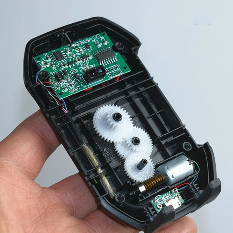 Support de téléphone portable ouvert à serrage automatique inductif, bricolage, batterie intégrée, roulement à billes N20, réducteur de ver en cuivre, Base Micro Usb