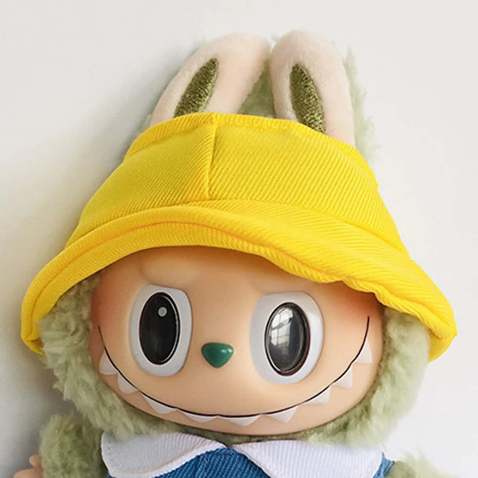 Plush Doll Cap Educational Coordination Fashion for Kids Birthday Gift Make Your Own Dolls Girl Doll Bucket Hat for 17cm Dolls