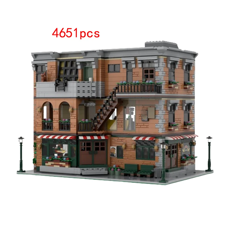 Spot small particle MOC-79570 assembled building block house series puzzle children's toys DIY model ornaments