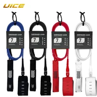 UICE SUP tabla de Surf correa para tabla de Surf 6-10 pies cuerda para pierna de Surf TPU giratorios de acero inoxidable tabla de Paddle inflable cuerda para pie Longboard