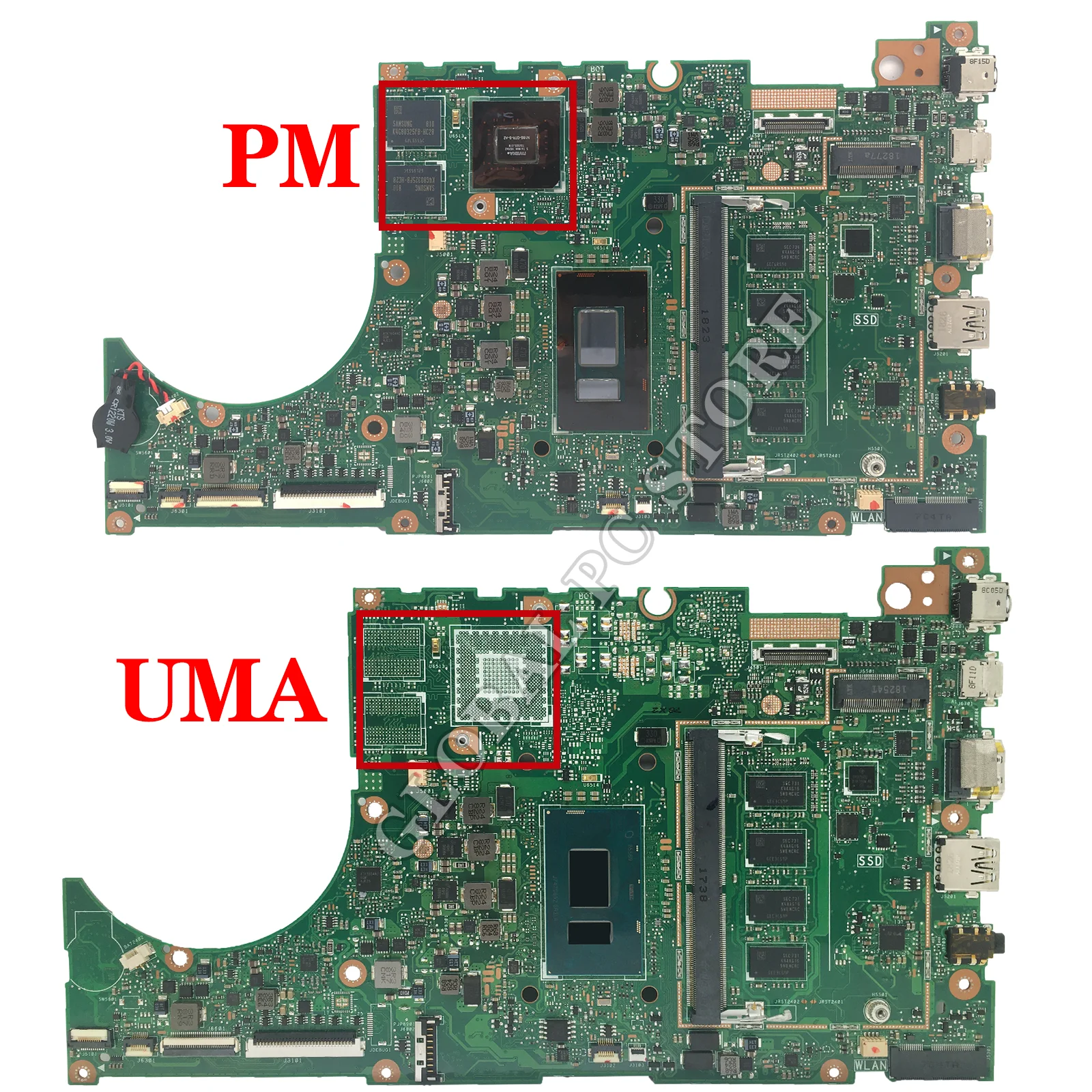 Imagem -03 - Placa-mãe Portátil para Asus Experimtbook Mainboard para Asus P5440uf P5340uf P5340uf P5240uf P5240ua P5440u P5340u P5240u P5240u i3 i5 i7