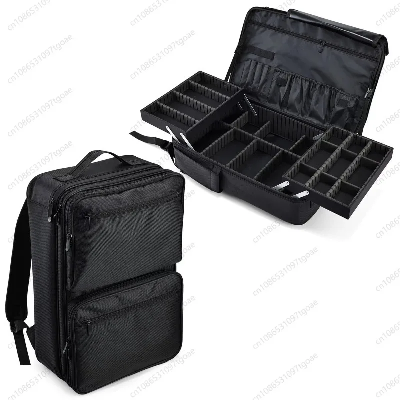 Multi-Pocket Hair Styling Tools Storage Bag Portable Beauty Salon Organizer Travel Case