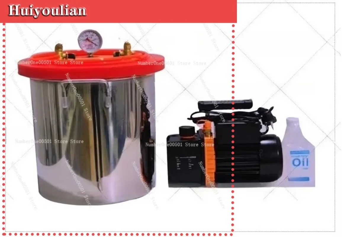 196 Vacuum Saturation Apparatus with Vacuum Pump Water Saturation Chamber for Geotechnical Rock Defoaming Tank