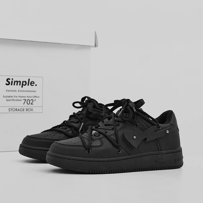 

Original Men Women Blue Love Designer Classic Breathable Casual Sneakers Female Outdoor Walk Tennis Little White Shoes