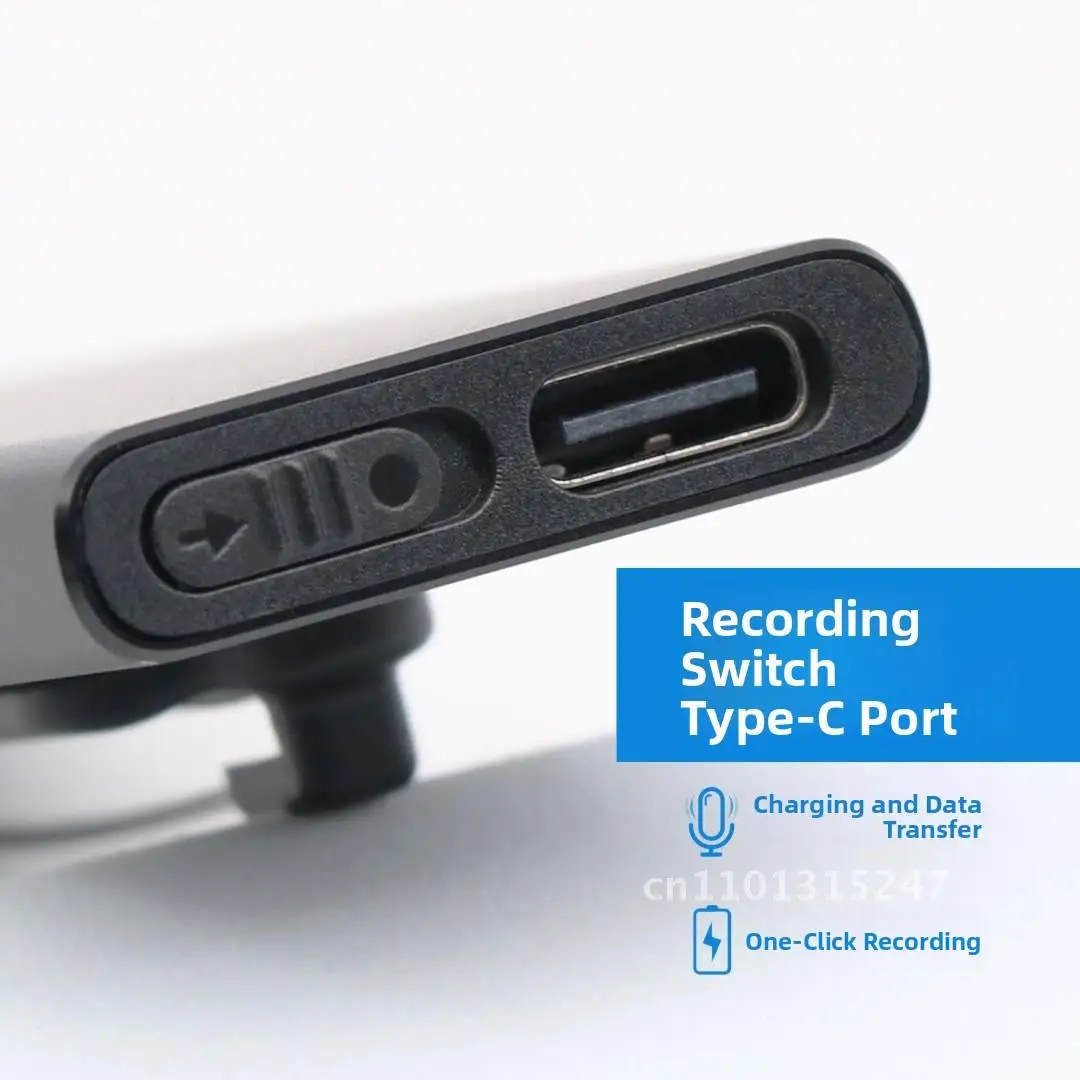 

High-Definition Noise Reduction Chest Card Recording Pen Q31 One-Button Business Meeting Recorder with USB 2.0