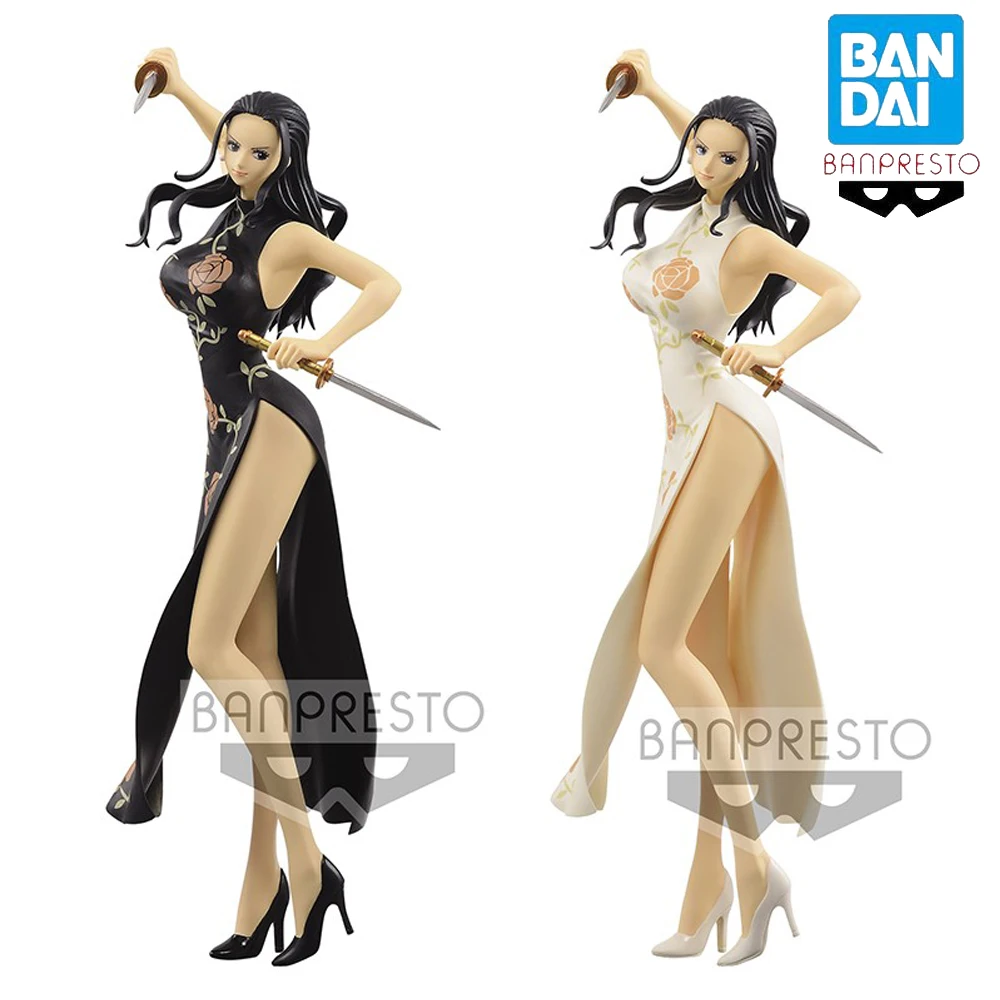 In Stock Original Banpresto One Piece Shining Charm Cheongsam Nico Robin Anime Figure Genuine Model Toy