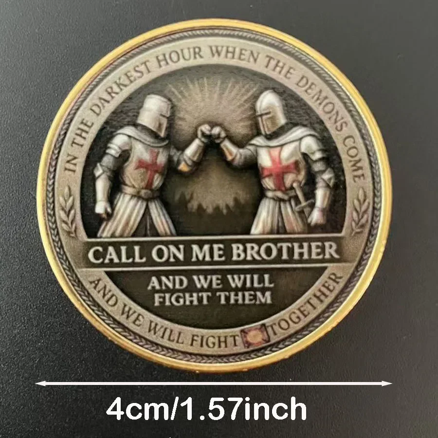 Knights Templar Souvenir Coin Collection Loyalty Honor
