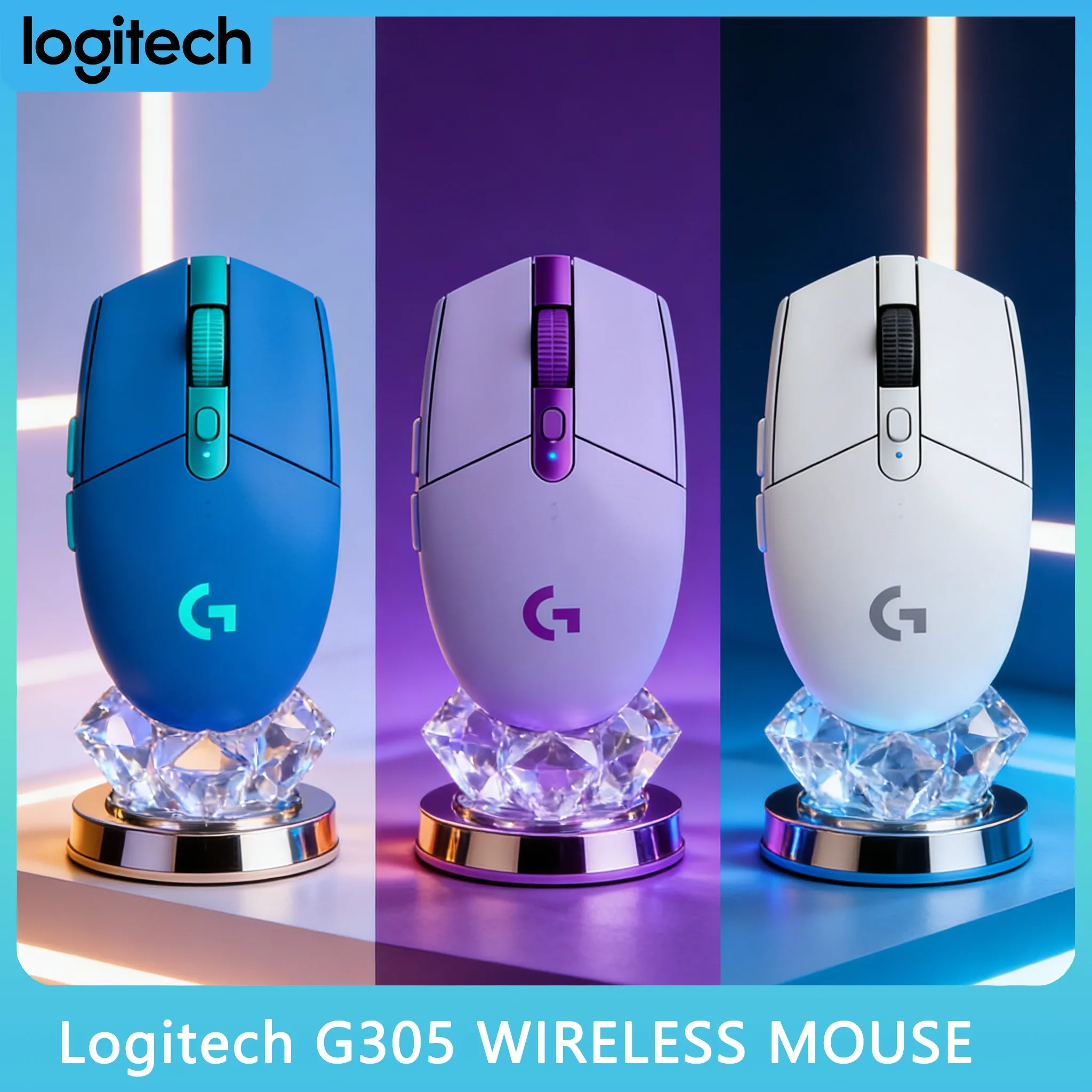 

Легкая мышь G304/G305 весом 99 г с откликом 1 мс