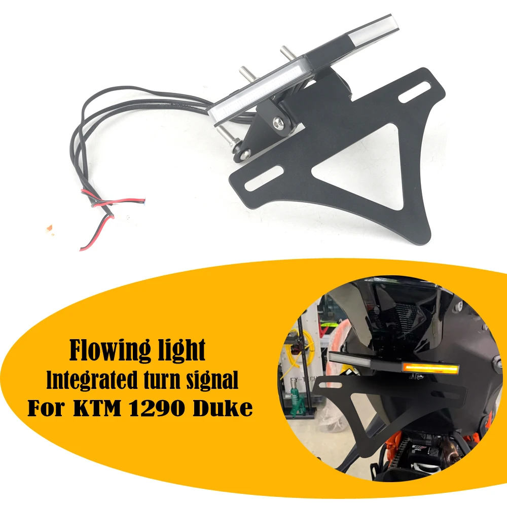 

For KTM 1290 Super Duke R 2020 2021 2022-2025 Motorcycle Rear Short Tail Stock Tidy License Plate Holder Tailstock Bracket Kit