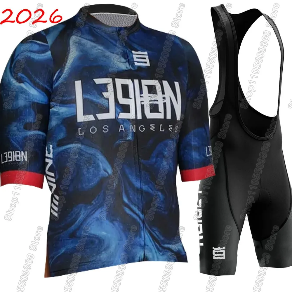 

Legion of Los Angeles 2026 Team L39ION Cycling Jersey Set Cycling Clothing Men Summer Road Bike Shirts Suit Bicycle Bib Shorts