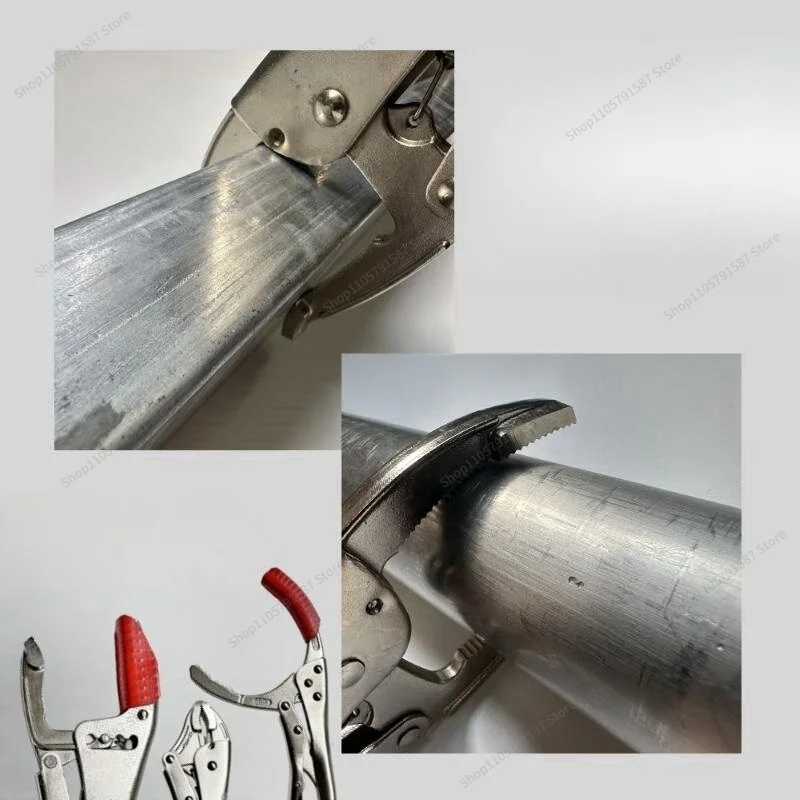For Powerful Self-locking Pliers, Powerful Universal Self-locking Pliers, Screw Round Rod Clamping Large Opening Pliers
