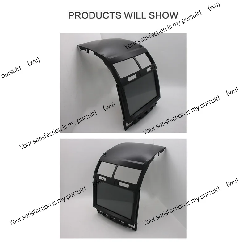 

9-дюймовое крепление для автомобильной панели приборов, комплект рамки для DVD-плеера с двойным креплением для Volkswagen Touareg 2002-2010