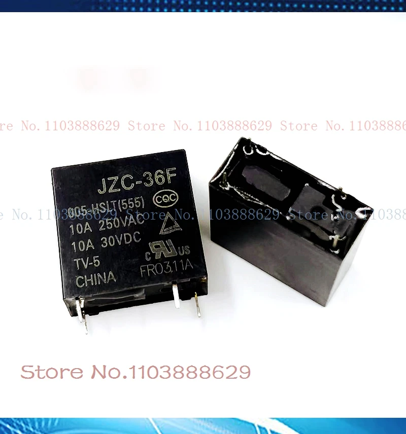 JZC-36F-005-HSLT 5V 10A DIP-4 HF36F