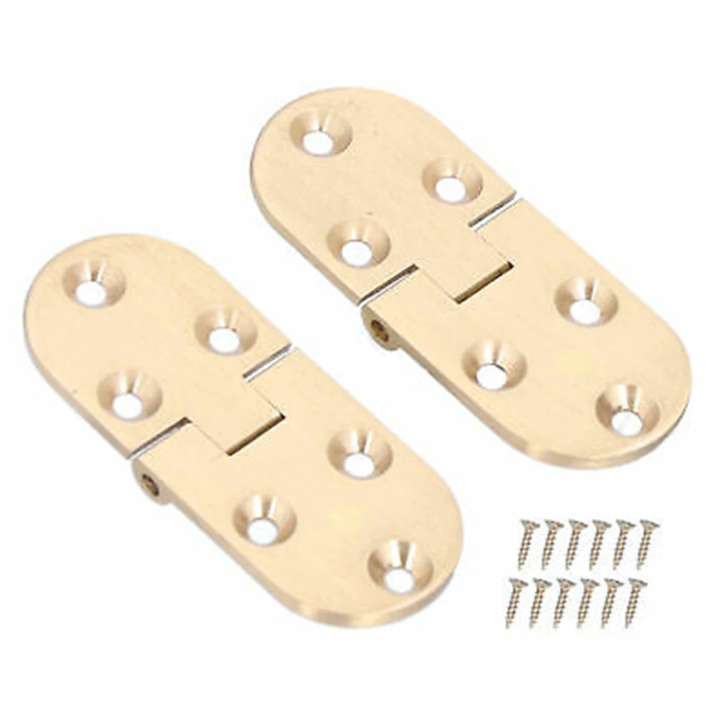 2 juegos de resorte de bisagra de solapa 180 °   Bisagras plegables multifuncionales posizionables con tapa abatible para herrajes de puertas, accesorios de decoración del hogar