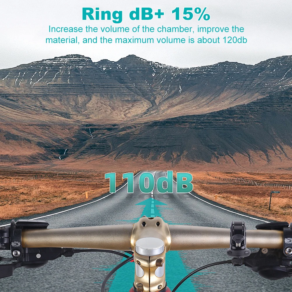 

Обновленный велосипедный звонок MTB, велосипедный рожок, велосипедный звонок на руль, четкий звуковой сигнал, противоугонный велосипедный звонок на руль, аксессуары для велосипеда