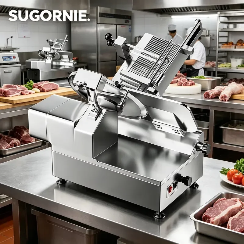 YWM Certificate Commercial Meat Slicer Machine Fully Automatic Meat Slicer Commercial Fresh Frozen Meat Slicer Grinders