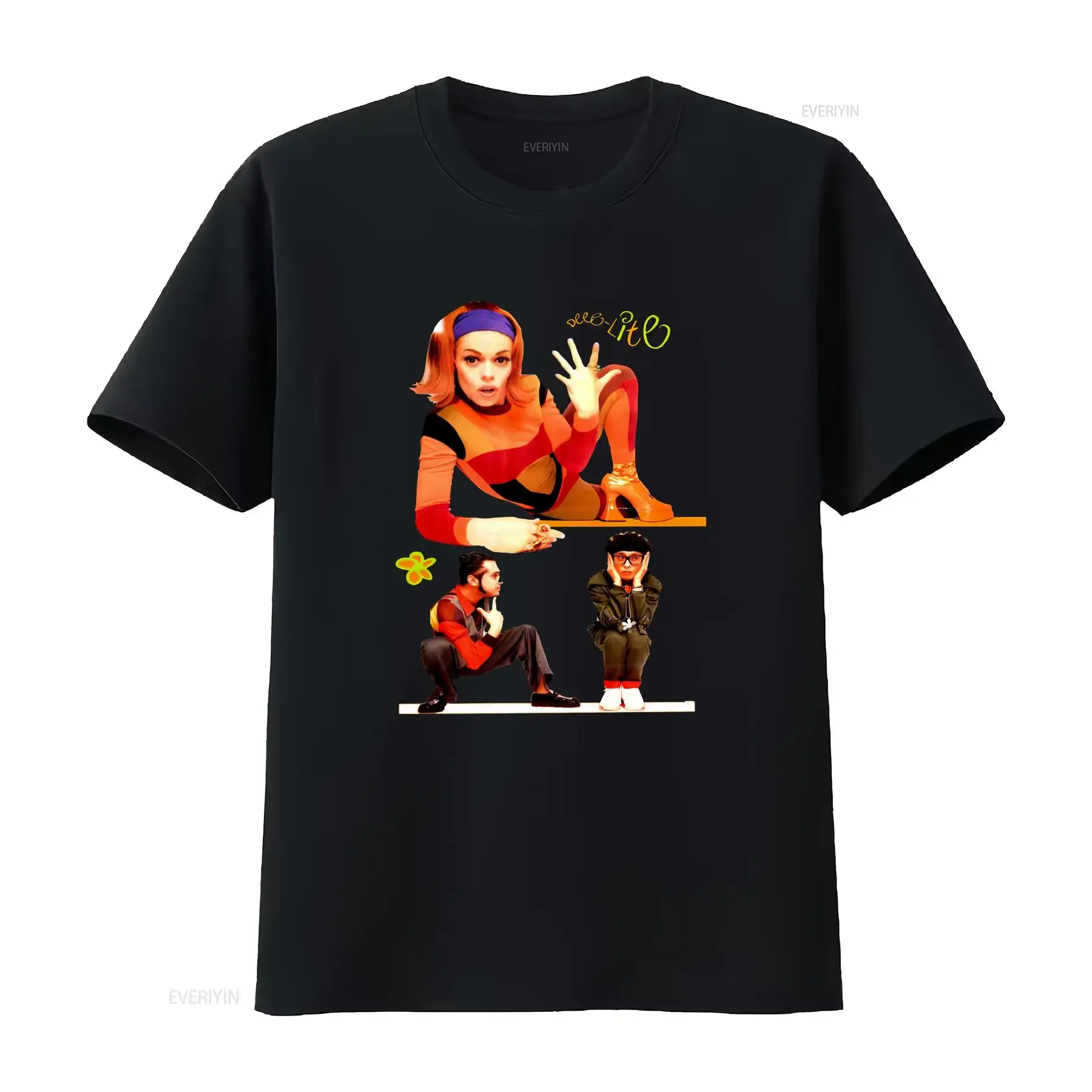 Camiseta Deee Lite Funny Band For Fan Blanca para Fanáticos, Todas las Tallas, AH1133, Estilo Vintage Lavado, Streetwear para Hombre, Ligeramente Gráfica, Suave