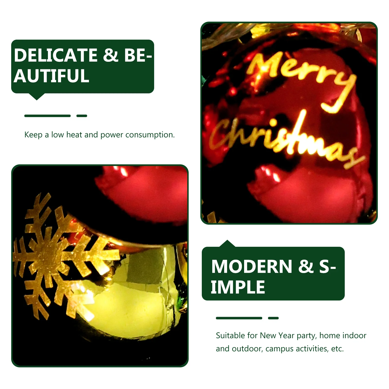 1 قطعة LED سلسلة ضوء 20 المصابيح منخفضة الحرارة توفير الطاقة داخلي في الهواء الطلق عيد الميلاد حفل زفاف الجنية أضواء سلسلة الديكور