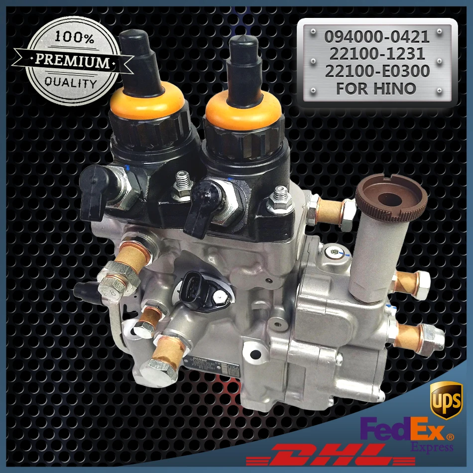

Fuel Injection Pump 094000-0421 22100-E0301 22100-E0300 5-86511832-0 for Hino Engine E13C Truck 700 Series