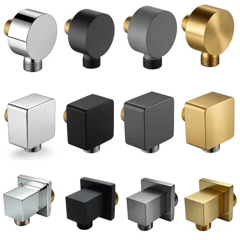 Brass Concealed Shower Head Connector Wall Supply Elbow G1/2Inch Water Outlet for Shower Connector Accessories