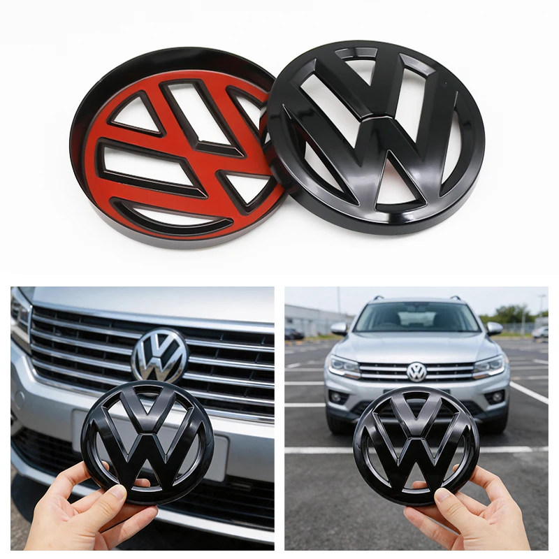 

2Pcs For Volkswagen VW Polo Golf 4 5 6 7 7.5 8 ABS Car Front Grill Emblem Rear Trunk Badge Logo Scirocco Premium Pro Plus Extra