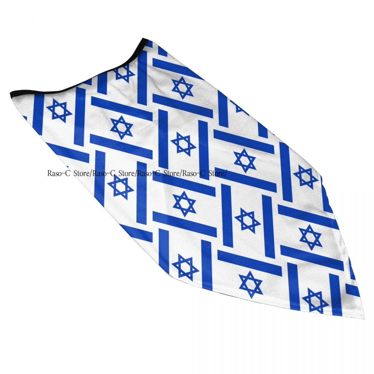 Summer Israel Flag Print Half Face Mask Windproof Cycling Hiking Mask Sport Scarf Neck Gaiter Bicycle Mask