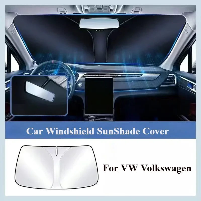 

For VW Volkswagen Golf 7 MK7 Tiguan MK2 SEAT Ateca Leon FR 2 Ibiza Skoda Octavia A7 Car Windshield SunShade Cover Sun Protection