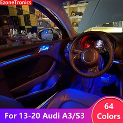 Ezontronics LED Ambient Light For Audi A3/S3 2013-2020 Atmosphere environtal mood ambilight Lighting lumiere Dynamic Magic