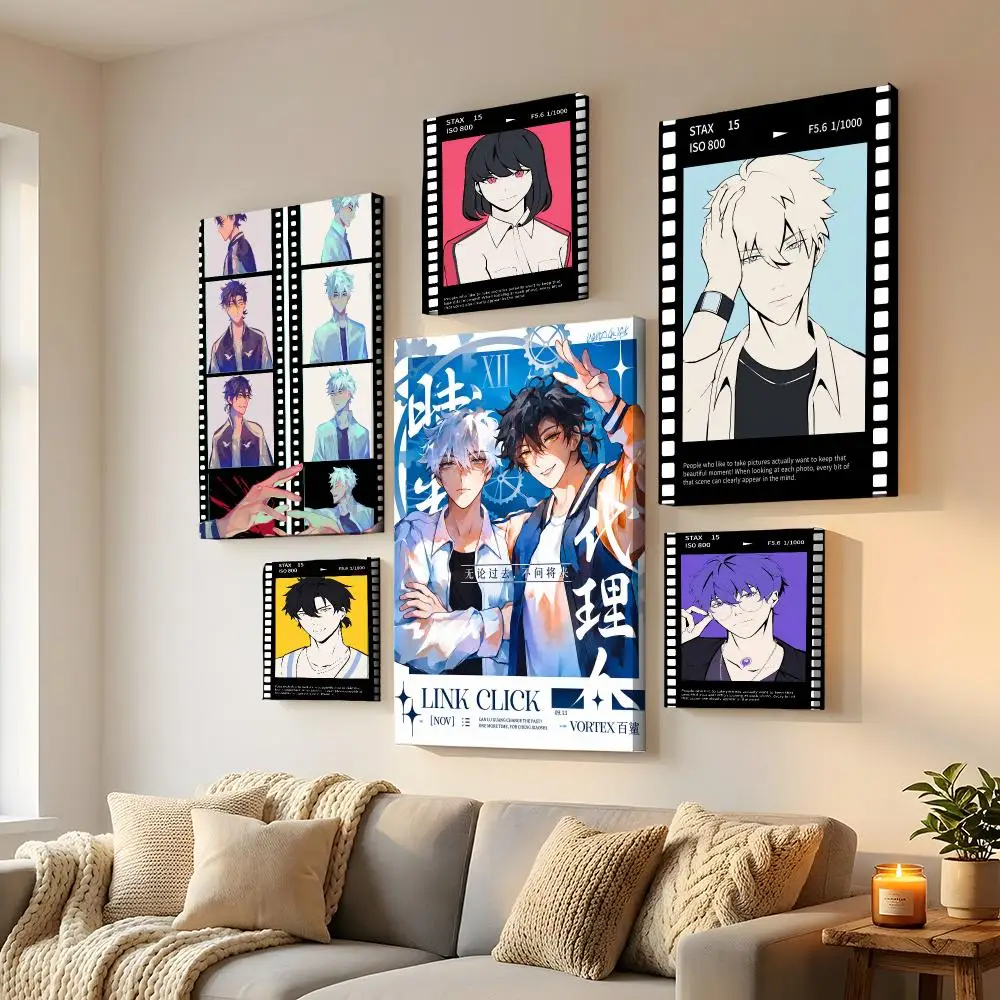 Anime L-Link Click Framed Wall Painting HD Canvas Wall Art | Optional Framed/Unframed | Modern Entryway Home Decor