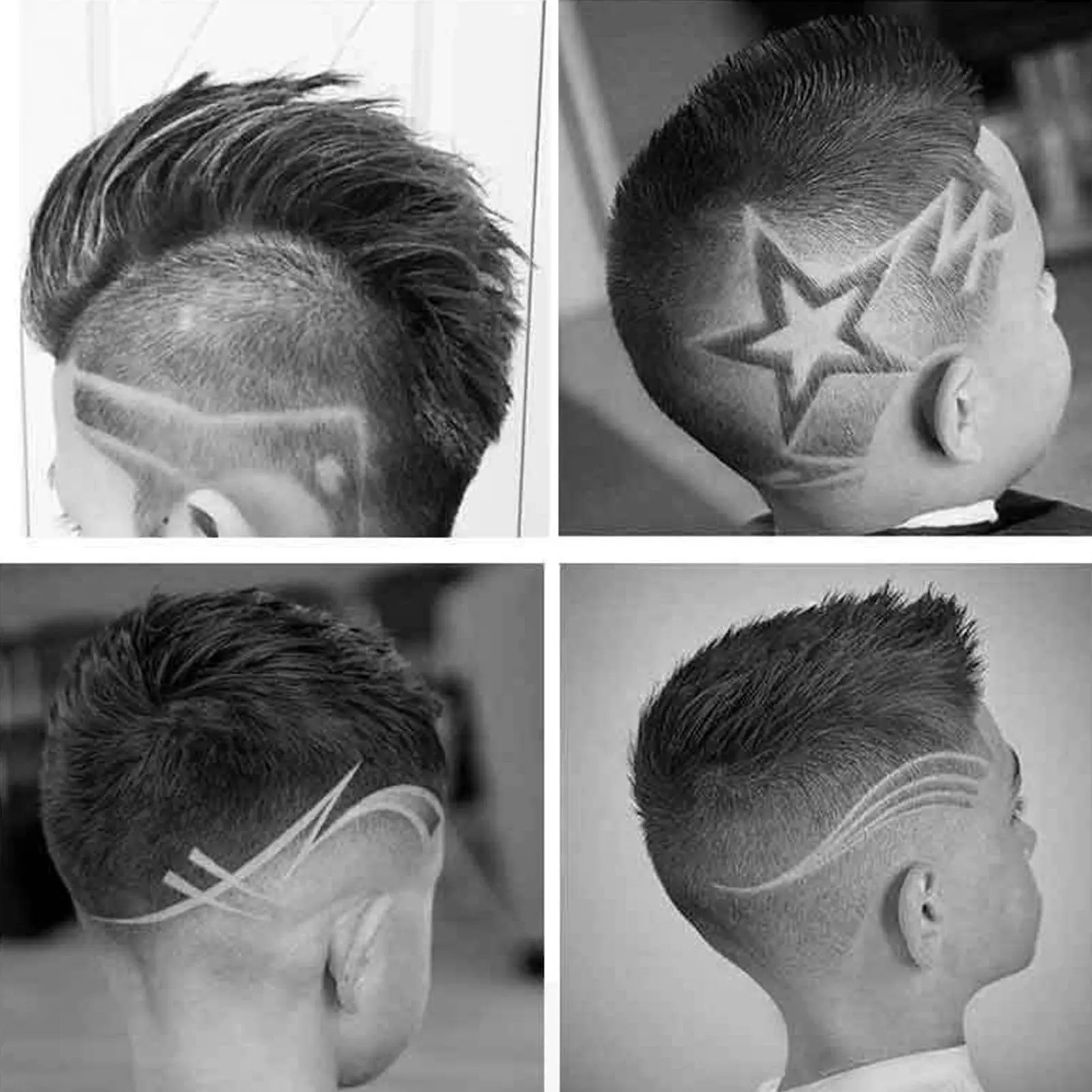 Tondeuse à cheveux électrique de style rétro pour hommes, lame lavable à faible bruit, offrant plus de styles de coupe