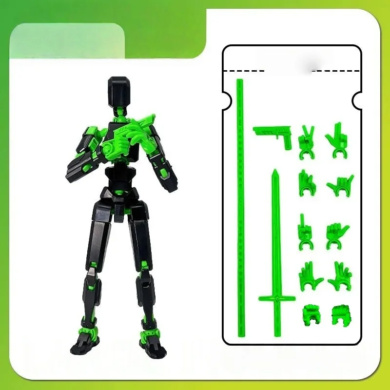 20cm Wielozłączeniowy, ruchomy robot transformujący się, drukowany w 3D manekin, figurki akcji, zabawki dla dzieci i dorosłych, do składania, prezenty, ozdoby