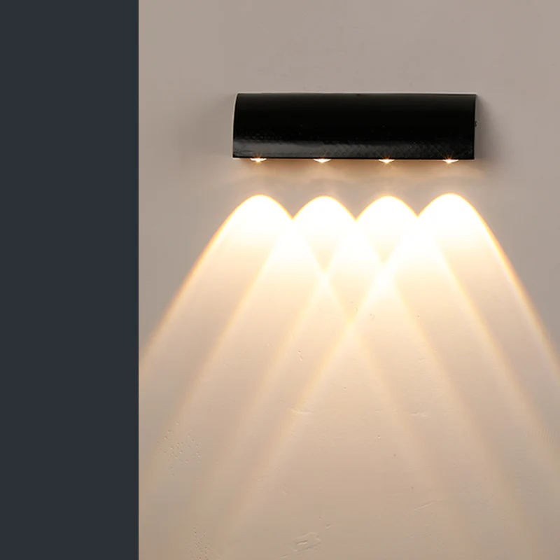 

Waterproof Aluminum LED Outdoor Wall Light for Porch Garden Indoor Bedroom Living Room Corridor Stairs Lighting Decor
