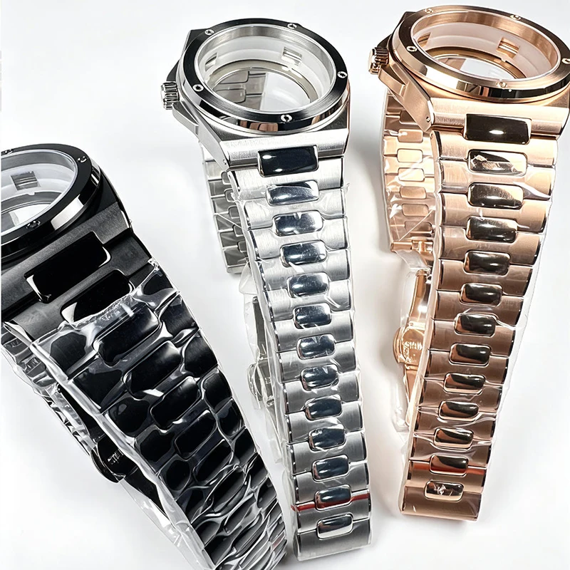 39mm Fit Engineer Style NH34/NH35/NH36 Mechanical Movement Men's Solid Stainless Steel Business Watch Case DIY Watch Accessories