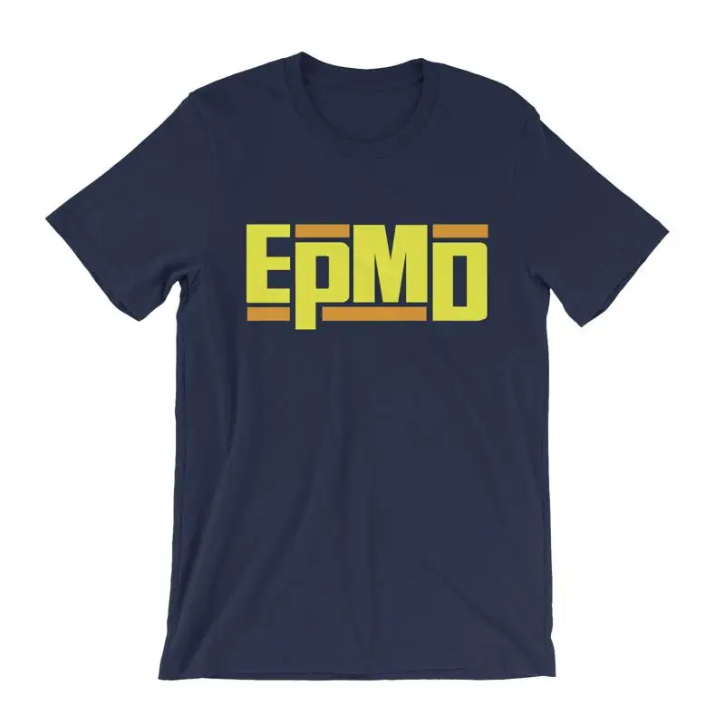 EPMD شعار تي شيرت المدرسة القديمة الكلاسيكية مدينة نيويورك الهيب هوب الأعمال بشكل صارم
