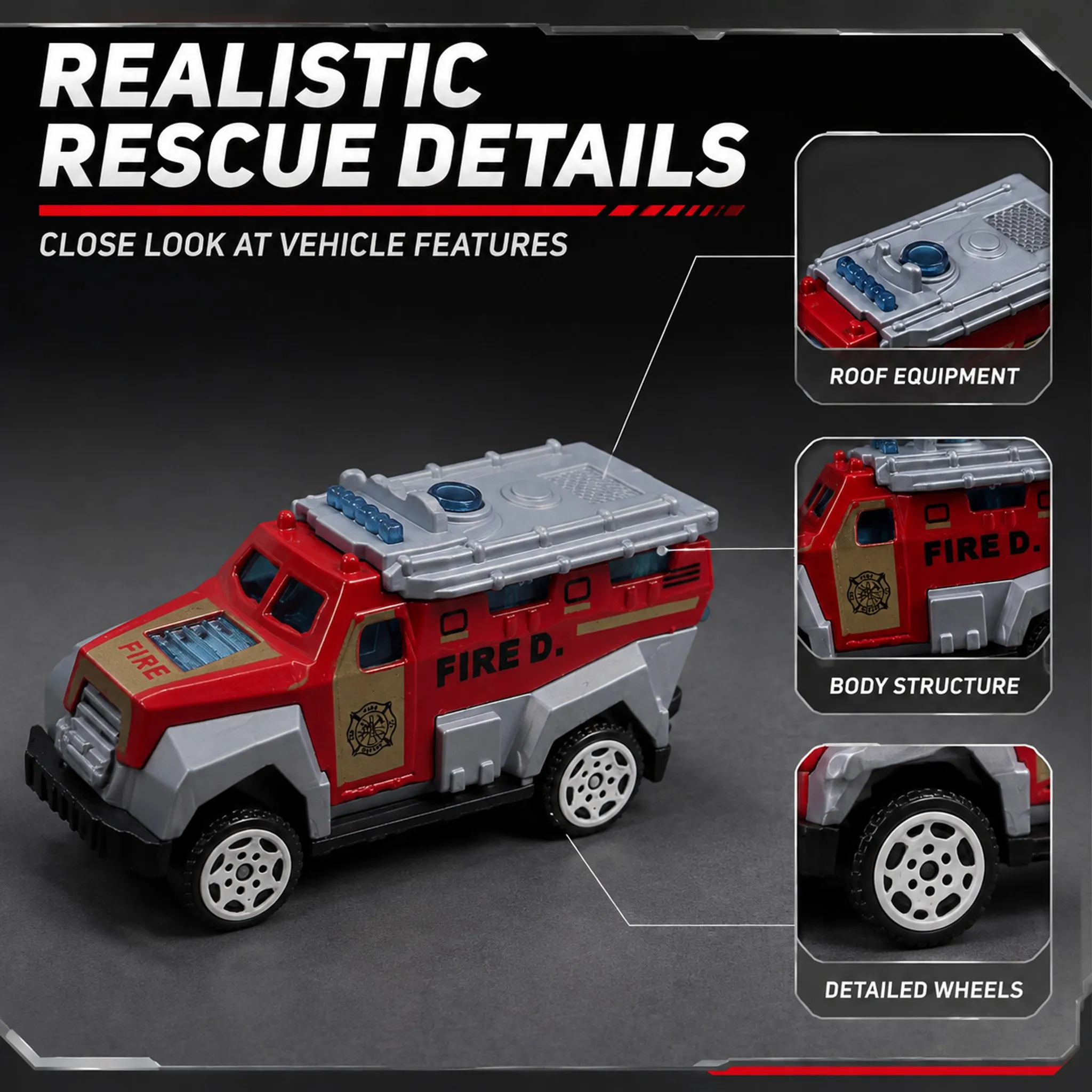 1:64 Alloy+Plastic Fire Fighti - Fire Escape Ladder ulasan dan harga