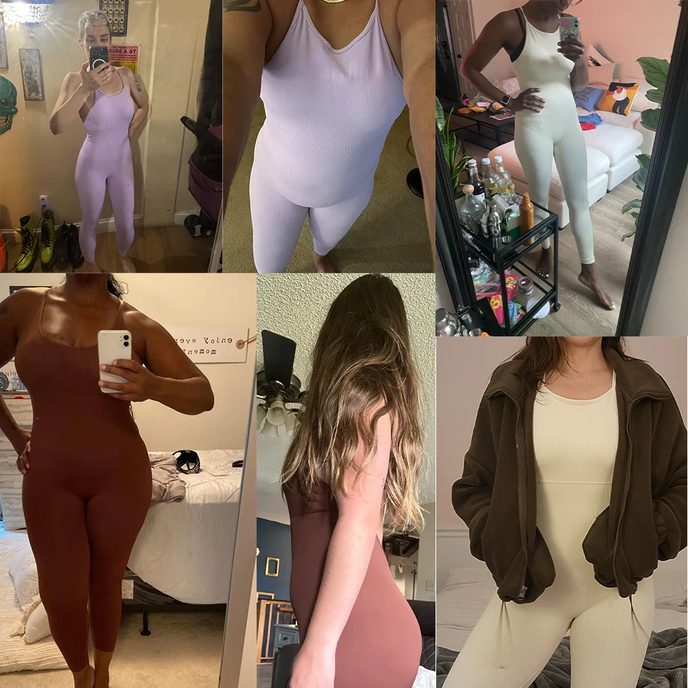 Monos Bodycon para mujer, ropa deportiva informal, traje de Fitness, ropa de gimnasio, monos, trajes de mujer