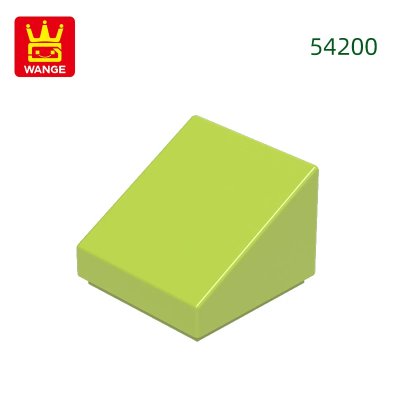 Wange 543 stks/partij 54200 1x1 Helling Bouwstenen Geneigd Panel Bricks DIY Compatibel met alle Merk Speelgoed voor Kinderen Geschenkdoos