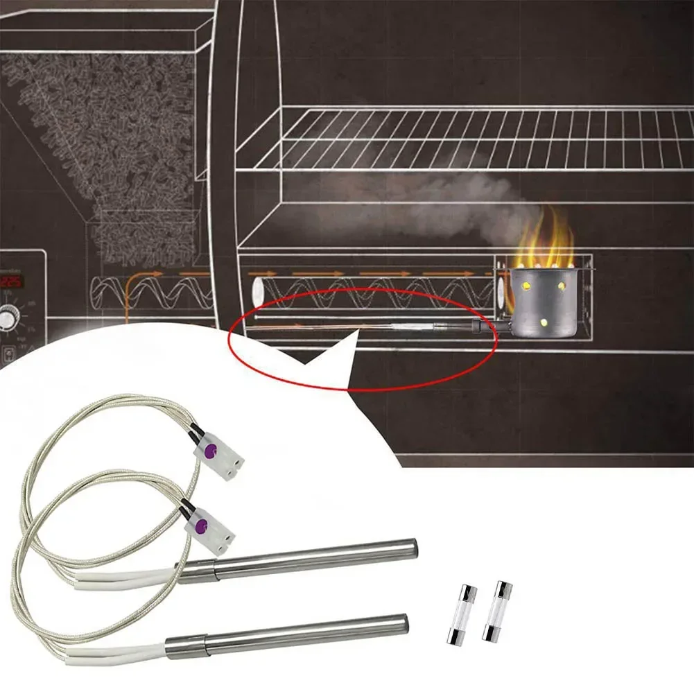 Keep The Party Going With For PitBoss And Traeger Compatible Hot Rod Ignitor Kit Replacement For Wood Pellet Grill 2 Packs