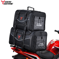 Motocentric Waterproof Motorcycle Helmet Bag Multifunction Motorcycle Rear Seat Bag High Capacity Motorcycle Bag Rider Backpack