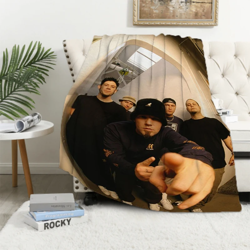 

Limp Bizkit Thick and Warm Fleece Blanket Sofa Winter Fluffy Soft Blankets & Throws Microfiber Bedding Knee Nap Decorative Home