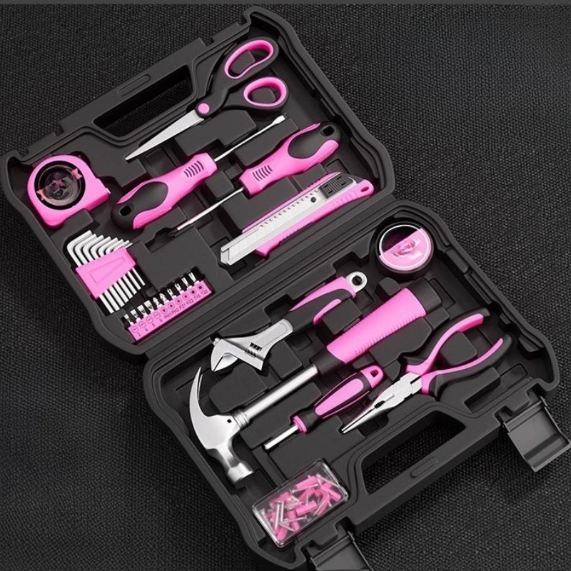 69 Pcs Tool Set Wrench Screwdriver Pliers Toolbox DIY Household Maintenance Tool Set Multi Functional Portable Hardware Tools