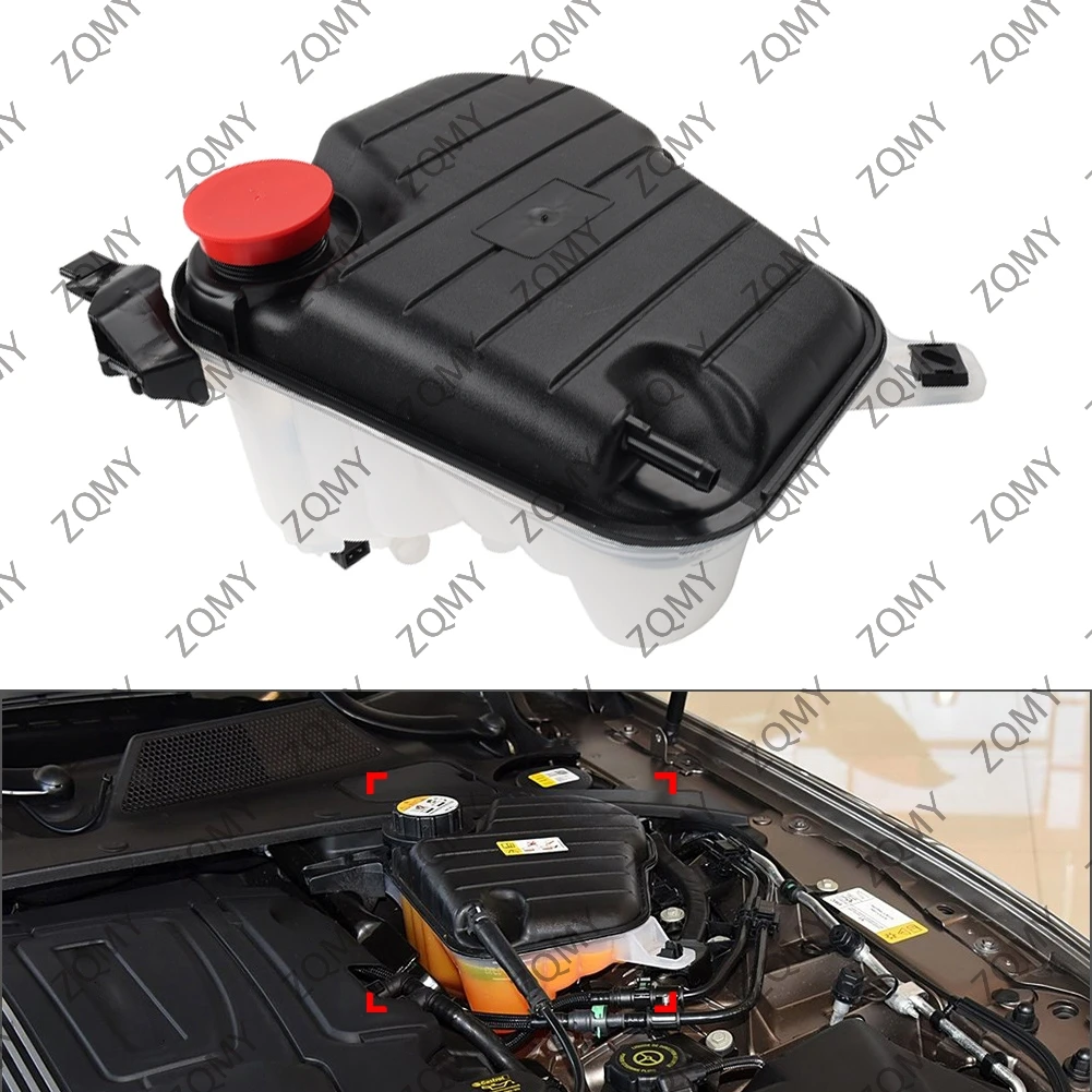 

Car Engine Coolant Overflow Bottle Expansion Tank C2D36671 For Jaguar XJ 3.0T 2010-2019 / XJR V8 5.0L 2014-2017 / XJR575 18-19