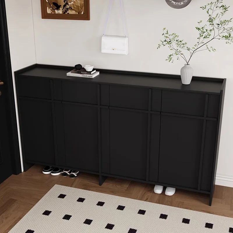 

Modern Vertical Shoe Cabinet Mobile Organizer Storage Living Room Luxury Designer Shoe Shelf Box Gabinete Entrance Furniture
