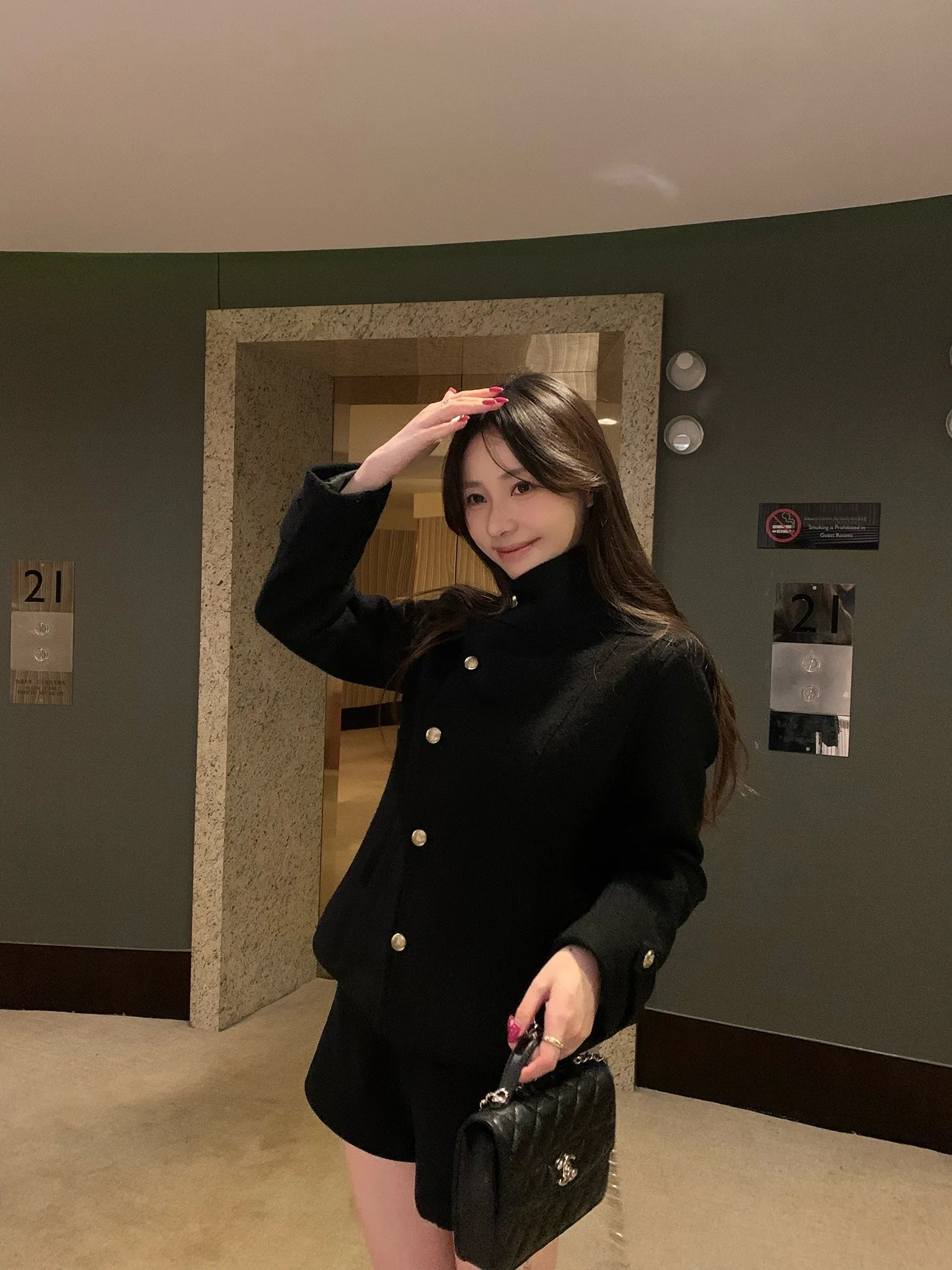 

Y Studio: Элегантное женское шерстяное пальто в стиле Miu Miu, высококачественное, модное, зимнее, в стиле маленькой французской моды