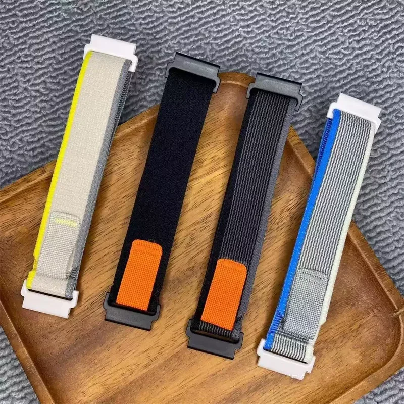 20 مللي متر 22 مللي متر الفرقة لساعة سامسونج جالاكسي 7 6 5 برو 4 الكلاسيكية النايلون الرياضة سوار كوريا amazfit bip 6 5 U GTS4 GTR 4 3 2e الأشرطة #3